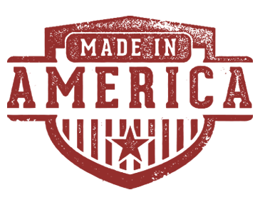 Made in America logo for The Nancy Strap Thrower site.